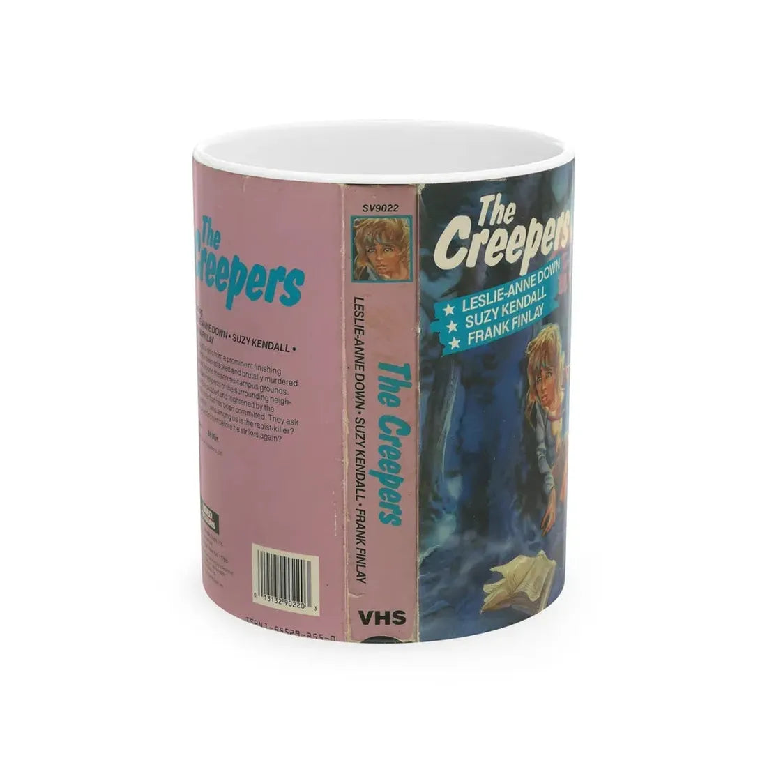 THE CREEPERS LESLIE ANNE DOWN (VHS COVER) - White Coffee Mug 11oz - Go Mug Yourself
