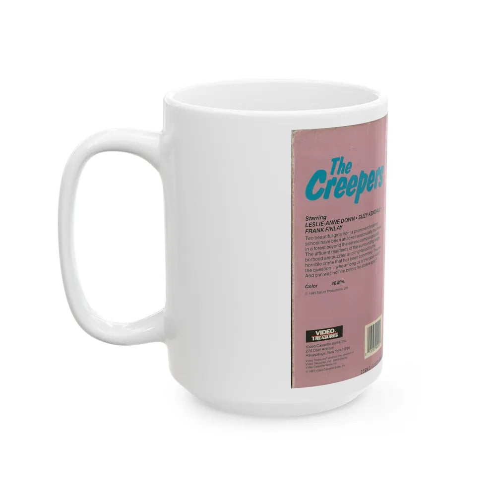 THE CREEPERS LESLIE ANNE DOWN (VHS COVER) - White Coffee Mug-Go Mug Yourself