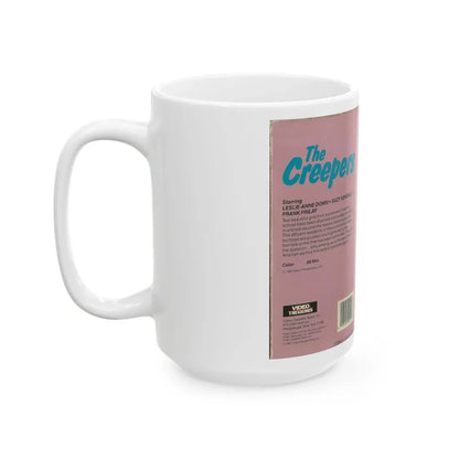 THE CREEPERS LESLIE ANNE DOWN (VHS COVER) - White Coffee Mug - Go Mug Yourself