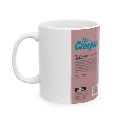 THE CREEPERS LESLIE ANNE DOWN (VHS COVER) - White Coffee Mug - Go Mug Yourself