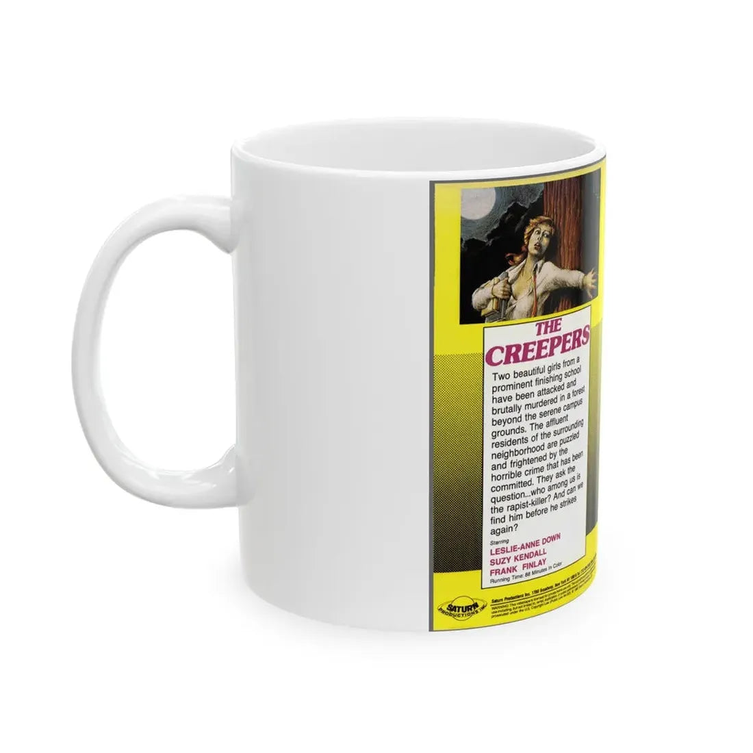 THE CREEPERS (VHS COVER) - White Coffee Mug - Go Mug Yourself