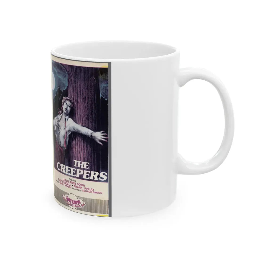 THE CREEPERS (VHS COVER) - White Coffee Mug - Go Mug Yourself