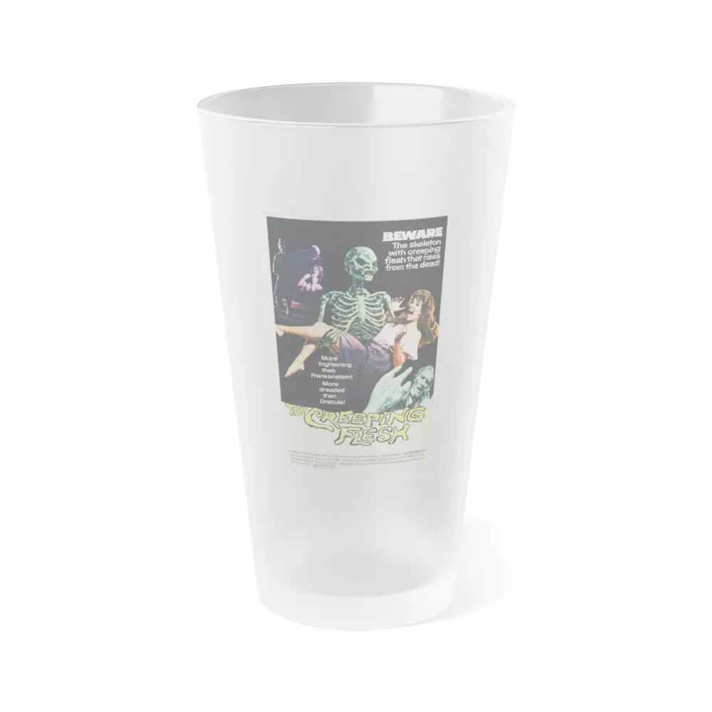 THE CREEPING FLESH 1973 Movie Poster - Frosted Pint Glass 16oz-16oz-Frosted-Go Mug Yourself