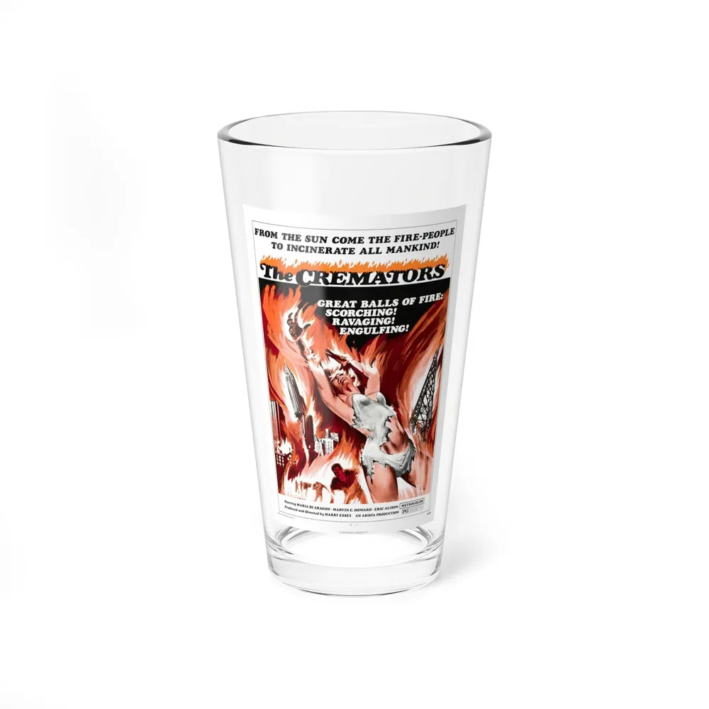 THE CREMATORS 1972 Movie Poster - Pint Glass 16oz-16oz-Go Mug Yourself