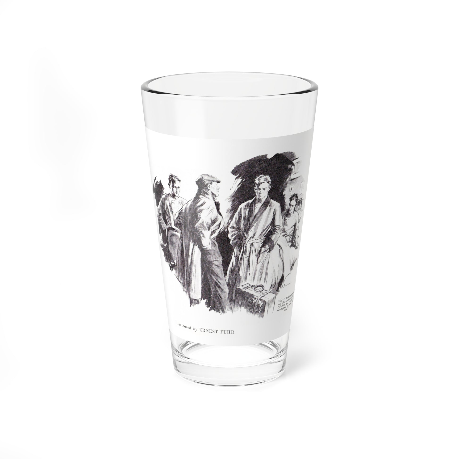 The Crestwood Feud (1), The American Boy, September 1933 (Magazine Illustration) Pint Glass 16oz-16oz-Go Mug Yourself