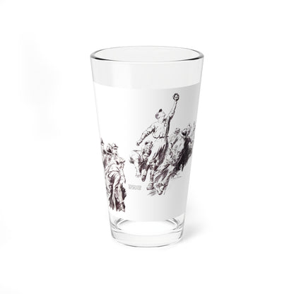 The Crestwood Feud (2), The American Boy, September 1933 (Magazine Illustration) Pint Glass 16oz-16oz-Go Mug Yourself