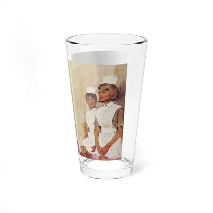 The Crisis Summer, Chatelaine, June 1965 (Magazine Illustration) Pint Glass 16oz - Go Mug Yourself