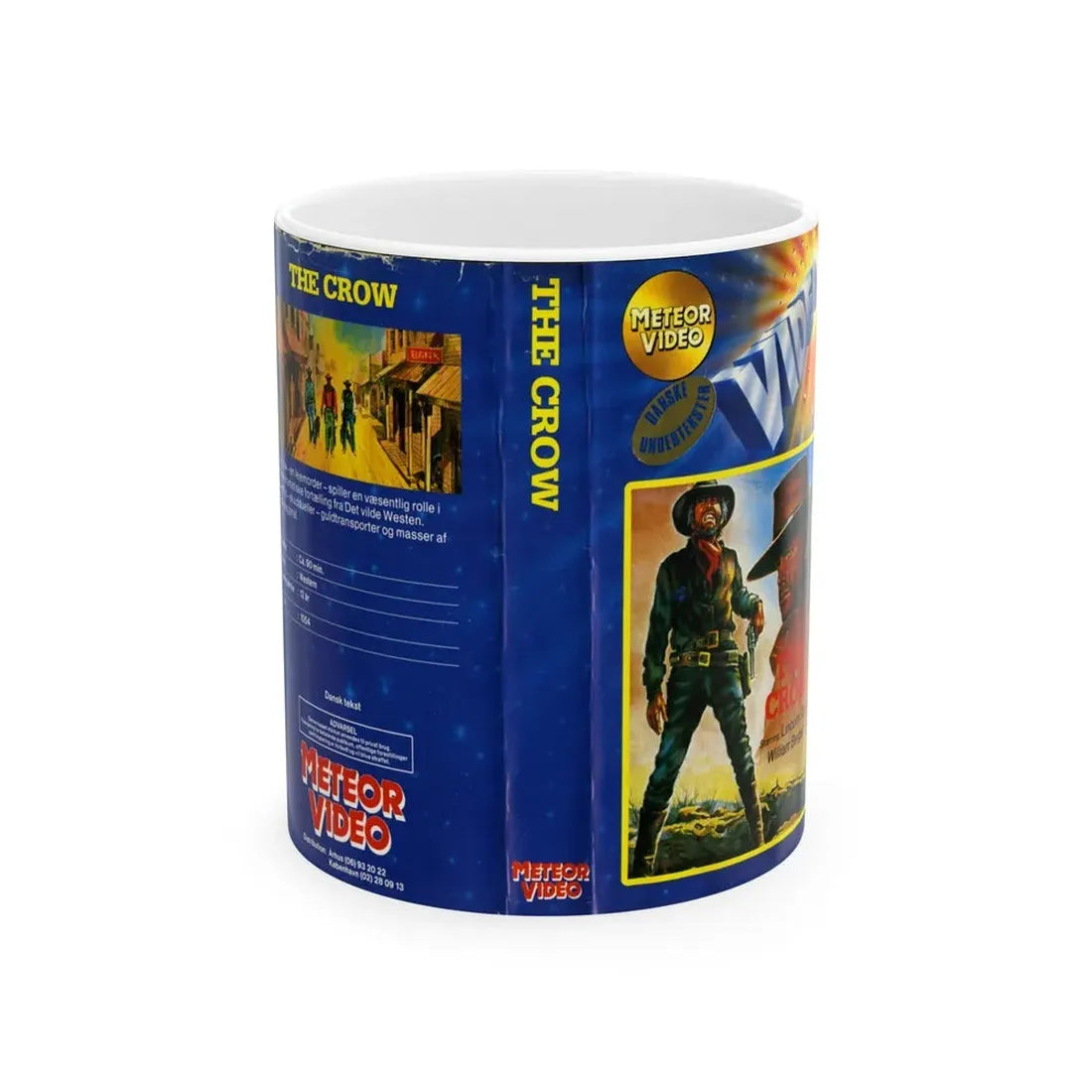 THE CROW (VHS COVER) - White Coffee Mug 11oz - Go Mug Yourself