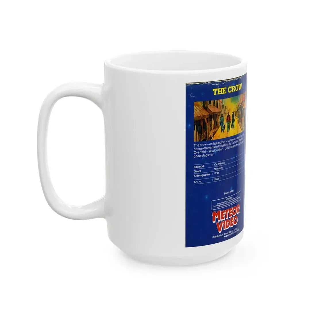 THE CROW (VHS COVER) - White Coffee Mug - Go Mug Yourself