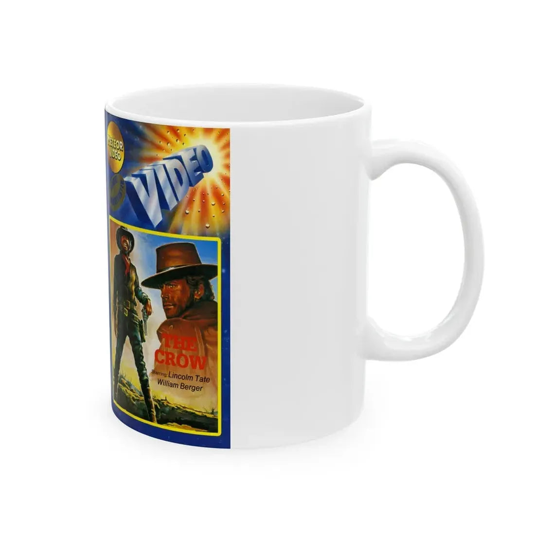 THE CROW (VHS COVER) - White Coffee Mug - Go Mug Yourself