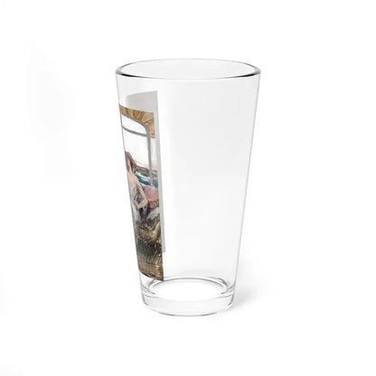 The Cruise, The Saturday Evening Post interior illustration (Magazine Illustration) Pint Glass 16oz - Go Mug Yourself