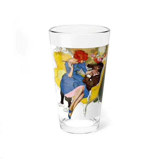 The Crush, Collier's magazine, November 1959 (Magazine Illustration) Pint Glass 16oz 16oz - Go Mug Yourself
