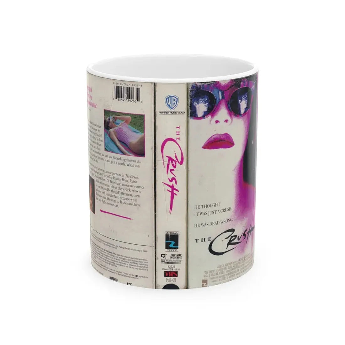 THE CRUSH (VHS COVER) - White Coffee Mug 11oz - Go Mug Yourself