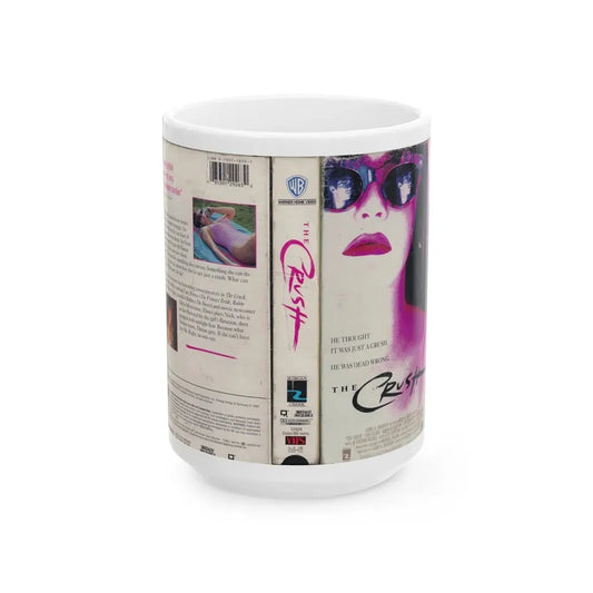 THE CRUSH (VHS COVER) - White Coffee Mug 15oz - Go Mug Yourself