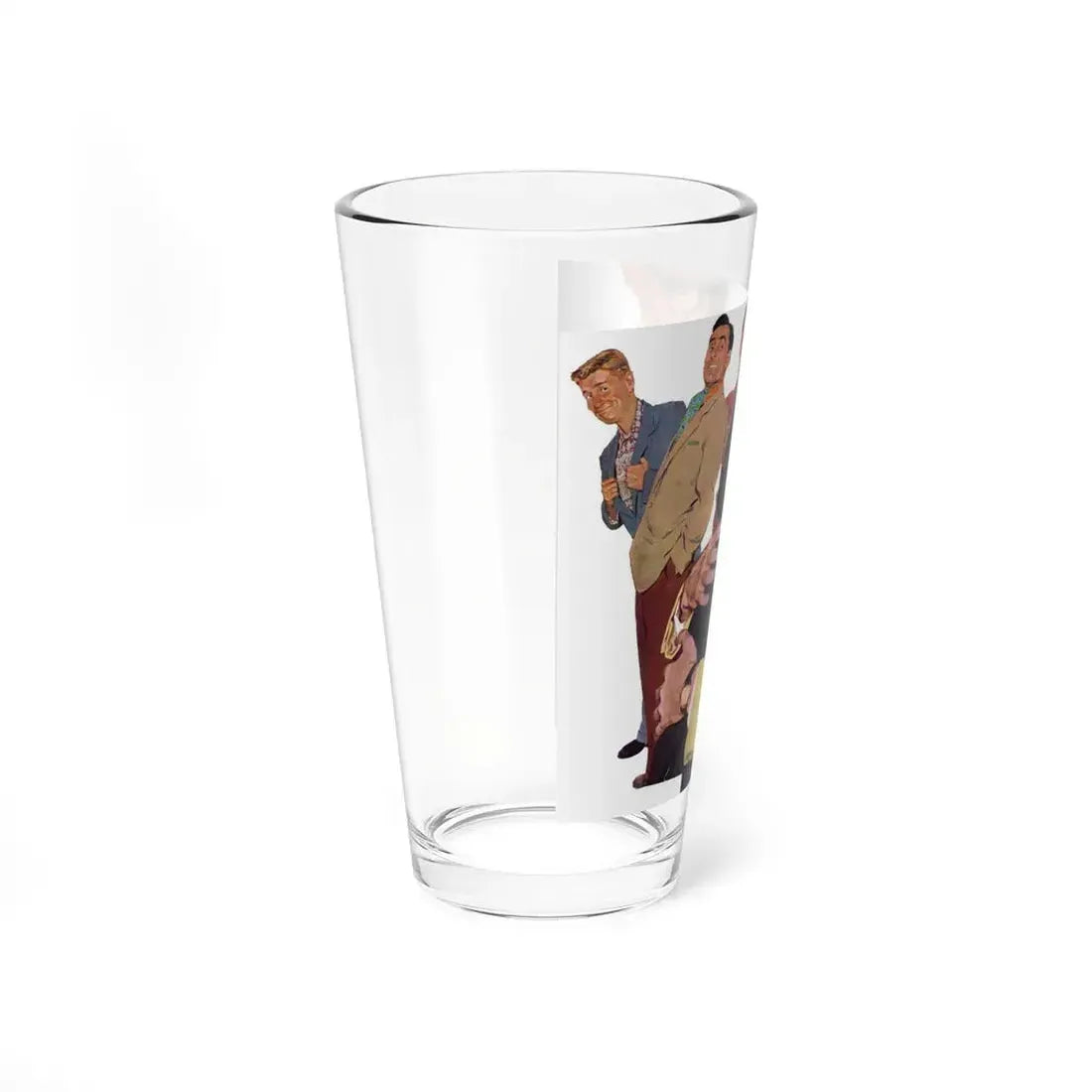 The Crying Cop, The Saturday Evening Post, November 1957 (Magazine Illustration) Pint Glass 16oz - Go Mug Yourself