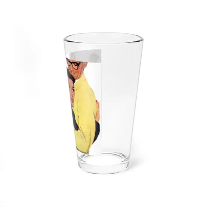 The Crying Cop, The Saturday Evening Post, November 1957 (Magazine Illustration) Pint Glass 16oz - Go Mug Yourself