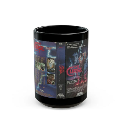 THE CURSE JOHN SCHNEIDER (VHS COVER) - Black Coffee Mug-15oz-Go Mug Yourself