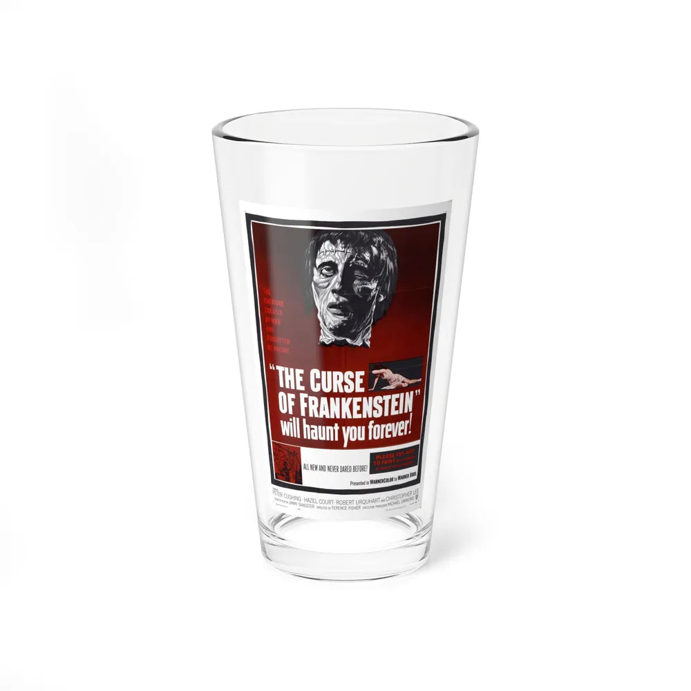 THE CURSE OF FRANKENSTEIN 1957 Movie Poster - Pint Glass 16oz-16oz-Go Mug Yourself