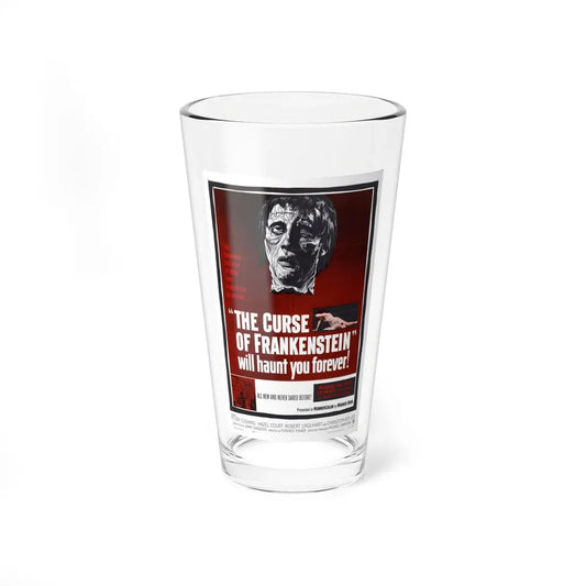 THE CURSE OF FRANKENSTEIN 1957 Movie Poster - Pint Glass 16oz 16oz - Go Mug Yourself