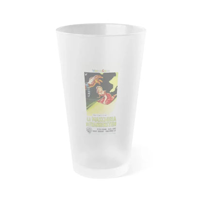 THE CURSE OF FRANKENSTEIN (ITALIAN) 2 1957 Movie Poster - Frosted Pint Glass 16oz 16oz Frosted - Go Mug Yourself