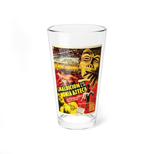 THE CURSE OF THE AZTEC MUMMY 1957 Movie Poster - Pint Glass 16oz-16oz-Go Mug Yourself