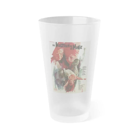 THE CURSE OF THE MUMMY'S TOMB (FRENCH) 1964 Movie Poster - Frosted Pint Glass 16oz 16oz Frosted - Go Mug Yourself