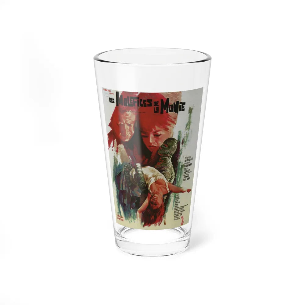 THE CURSE OF THE MUMMY'S TOMB (FRENCH) 1964 Movie Poster - Pint Glass 16oz-16oz-Go Mug Yourself