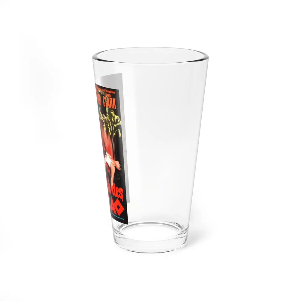 THE CURSE OF THE MUMMY'S TOMB (GERMAN) 1964 Movie Poster - Pint Glass 16oz-Go Mug Yourself