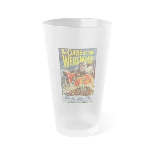 THE CURSE OF THE WEREWOLF 1961 Movie Poster - Frosted Pint Glass 16oz 16oz Frosted - Go Mug Yourself