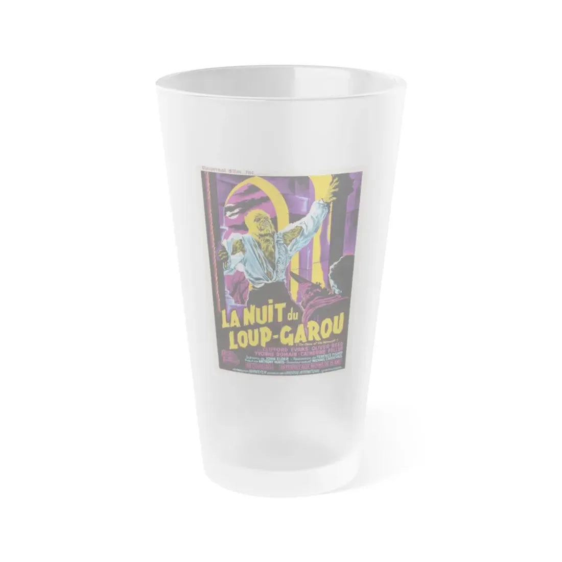 THE CURSE OF THE WEREWOLF (2) 1961 Movie Poster - Frosted Pint Glass 16oz 16oz Frosted - Go Mug Yourself