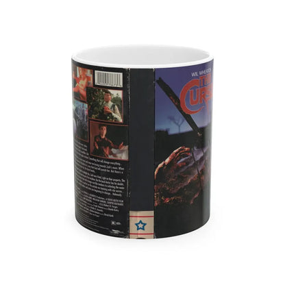 THE CURSE (VHS COVER) - White Coffee Mug 11oz - Go Mug Yourself