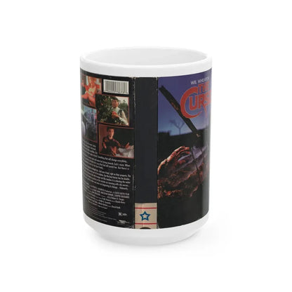 THE CURSE (VHS COVER) - White Coffee Mug 15oz - Go Mug Yourself