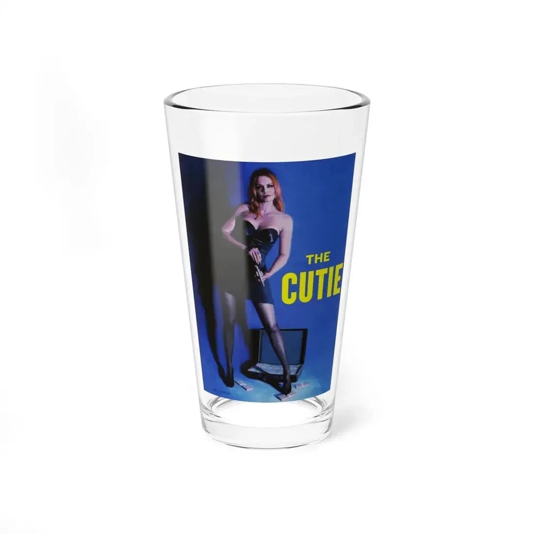 The Cutie, Hard Case Crime paperback cover, 2009 - Pint Glass 16oz 16oz - Go Mug Yourself