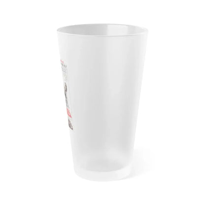 THE CYCLE SAVAGES 1969 Movie Poster - Frosted Pint Glass 16oz - Go Mug Yourself