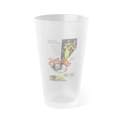 THE CYCLOPS 1957 Movie Poster - Frosted Pint Glass 16oz 16oz Frosted - Go Mug Yourself