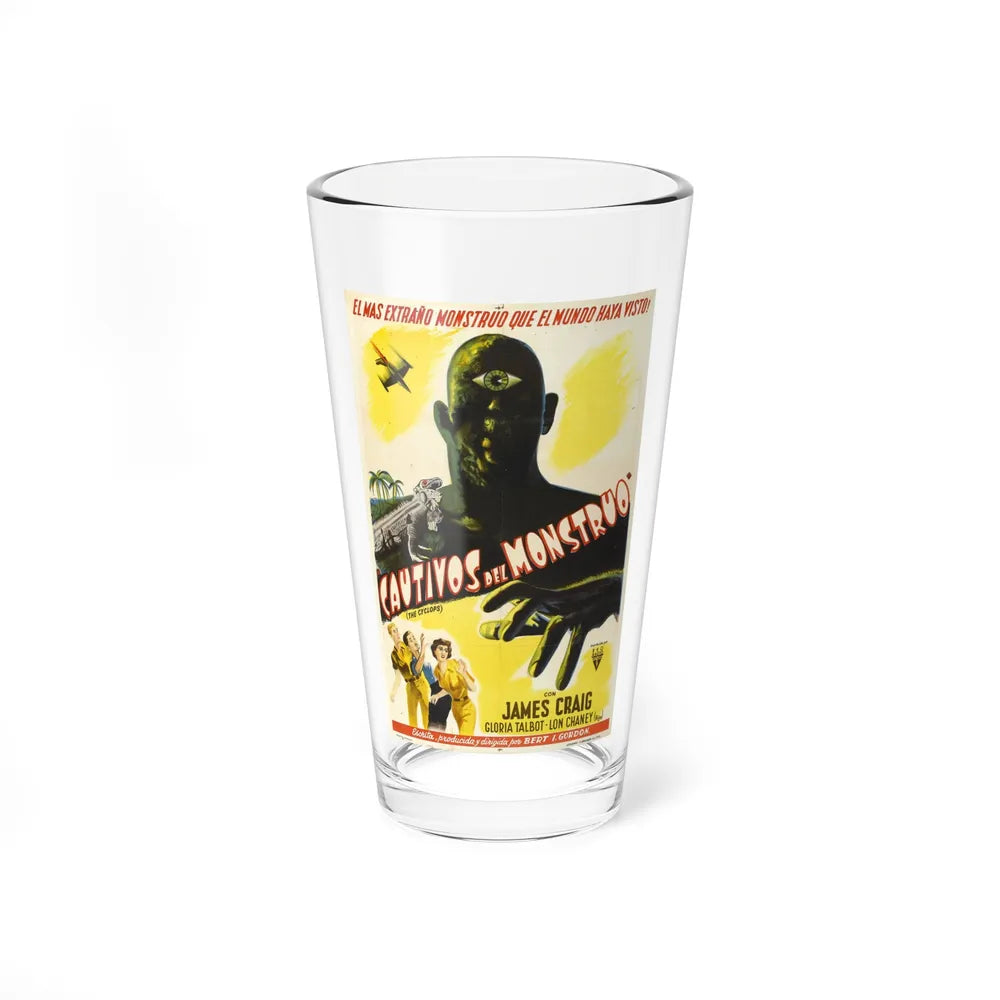 THE CYCLOPS (SPAIN) 1957 Movie Poster - Pint Glass 16oz-16oz-Go Mug Yourself