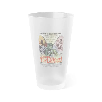 THE DAMNED 1969 Movie Poster - Frosted Pint Glass 16oz 16oz Frosted - Go Mug Yourself
