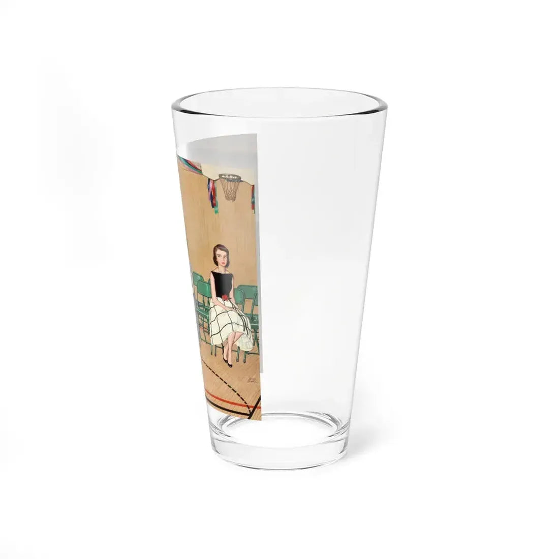 The Dance, The Saturday Evening Post cover, January 30, 1960 (Magazine Illustration) Pint Glass 16oz - Go Mug Yourself