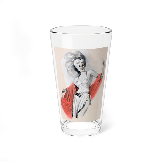 The Dancer (Magazine Illustration) Pint Glass 16oz-16oz-Go Mug Yourself