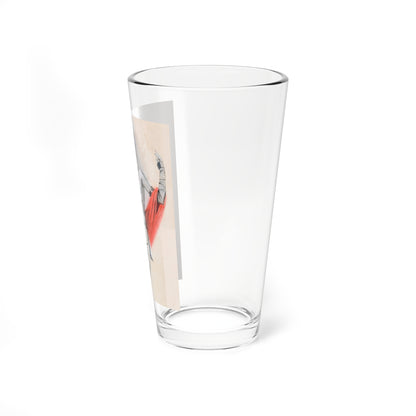 The Dancer (Magazine Illustration) Pint Glass 16oz-Go Mug Yourself