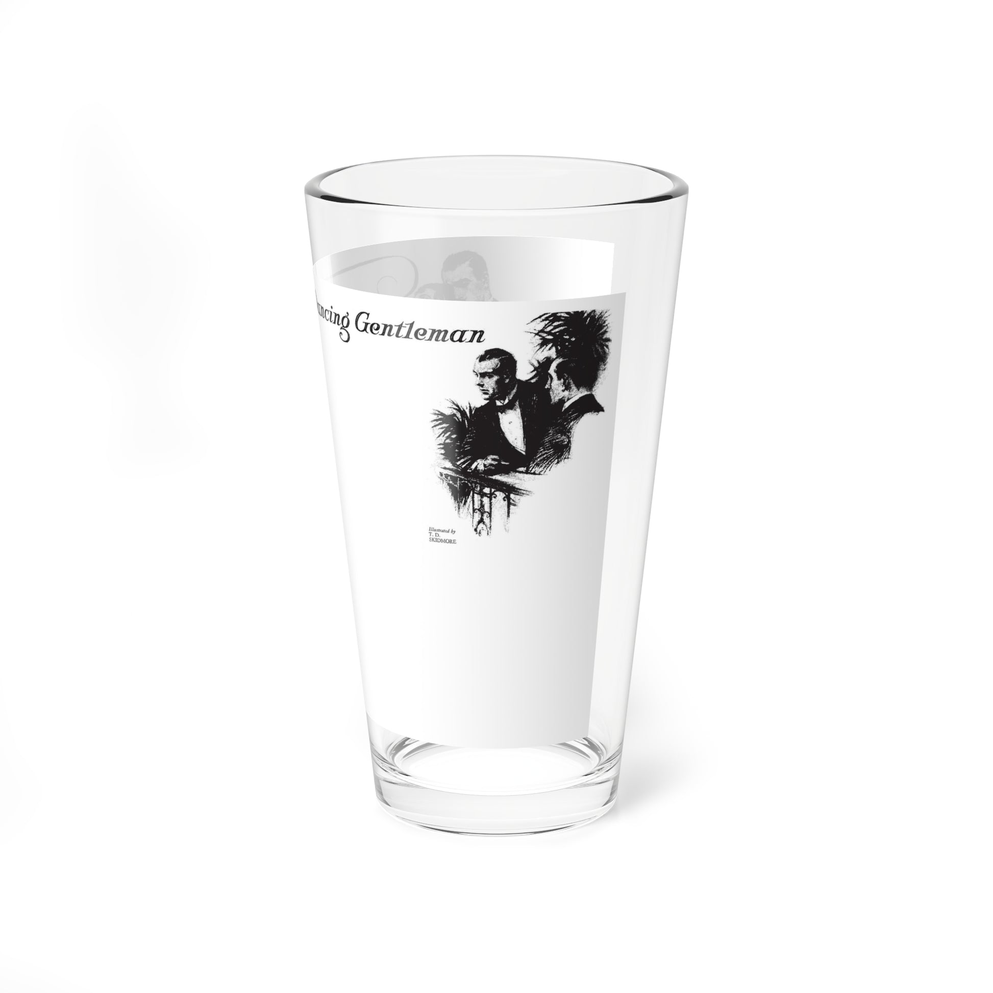 The Dancing Gentleman, Collier's, January 14, 1928 (Magazine Illustration) Pint Glass 16oz-Go Mug Yourself