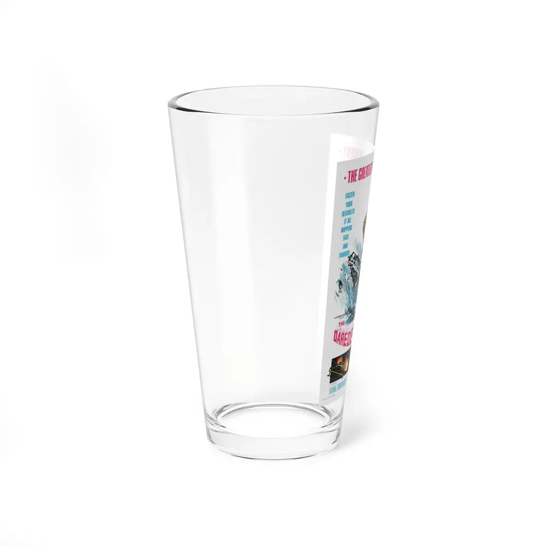 THE DAREDEVIL 1972 Movie Poster - Pint Glass 16oz - Go Mug Yourself
