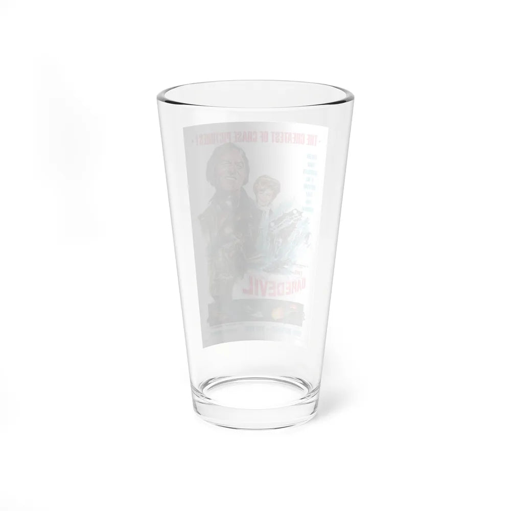 THE DAREDEVIL 1972 Movie Poster - Pint Glass 16oz-Go Mug Yourself