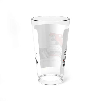 The Daredevil's Daughter, Bluebook Magazine, July 1954 (Magazine Illustration) Pint Glass 16oz - Go Mug Yourself