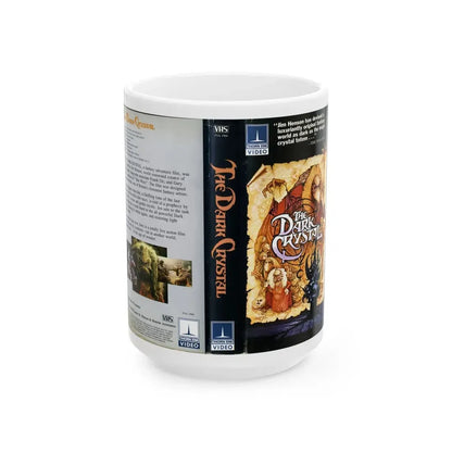 THE DARK CRYSTAL (VHS COVER) - White Coffee Mug 15oz - Go Mug Yourself