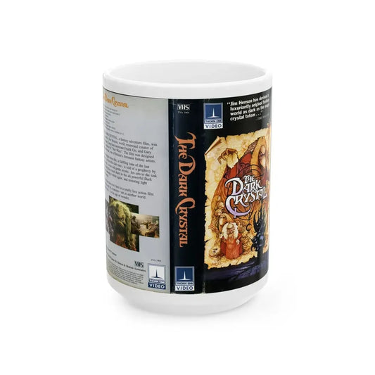 THE DARK CRYSTAL (VHS COVER) - White Coffee Mug 15oz - Go Mug Yourself