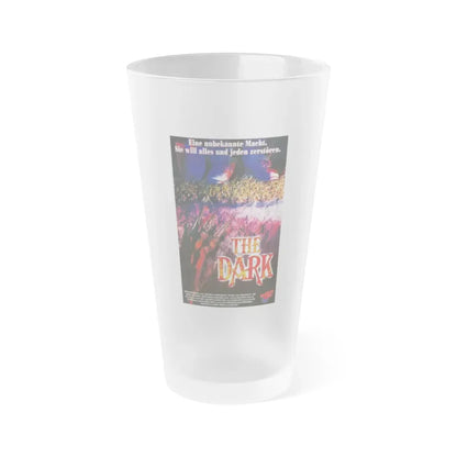 THE DARK (GERMAN) 1993 Movie Poster - Frosted Pint Glass 16oz 16oz Frosted - Go Mug Yourself