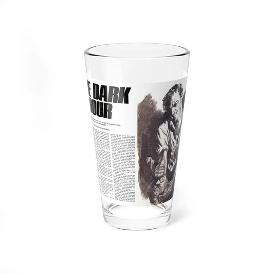 The Dark Hour, Adam magazine, January 1974 (Magazine Illustration) Pint Glass 16oz 16oz - Go Mug Yourself
