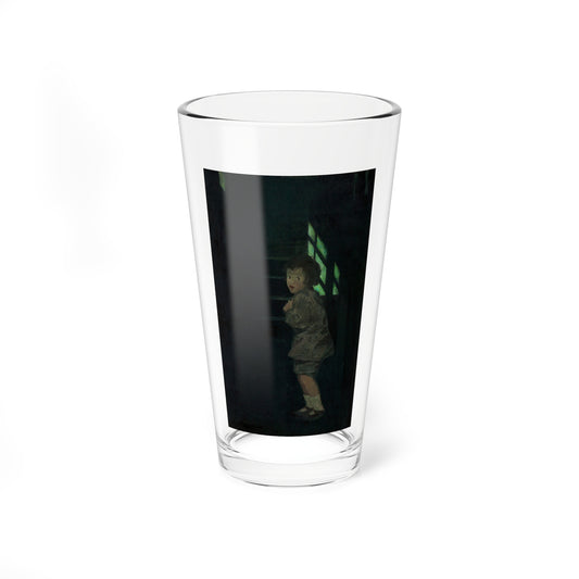 The Dark (Magazine Illustration) Pint Glass 16oz-16oz-Go Mug Yourself