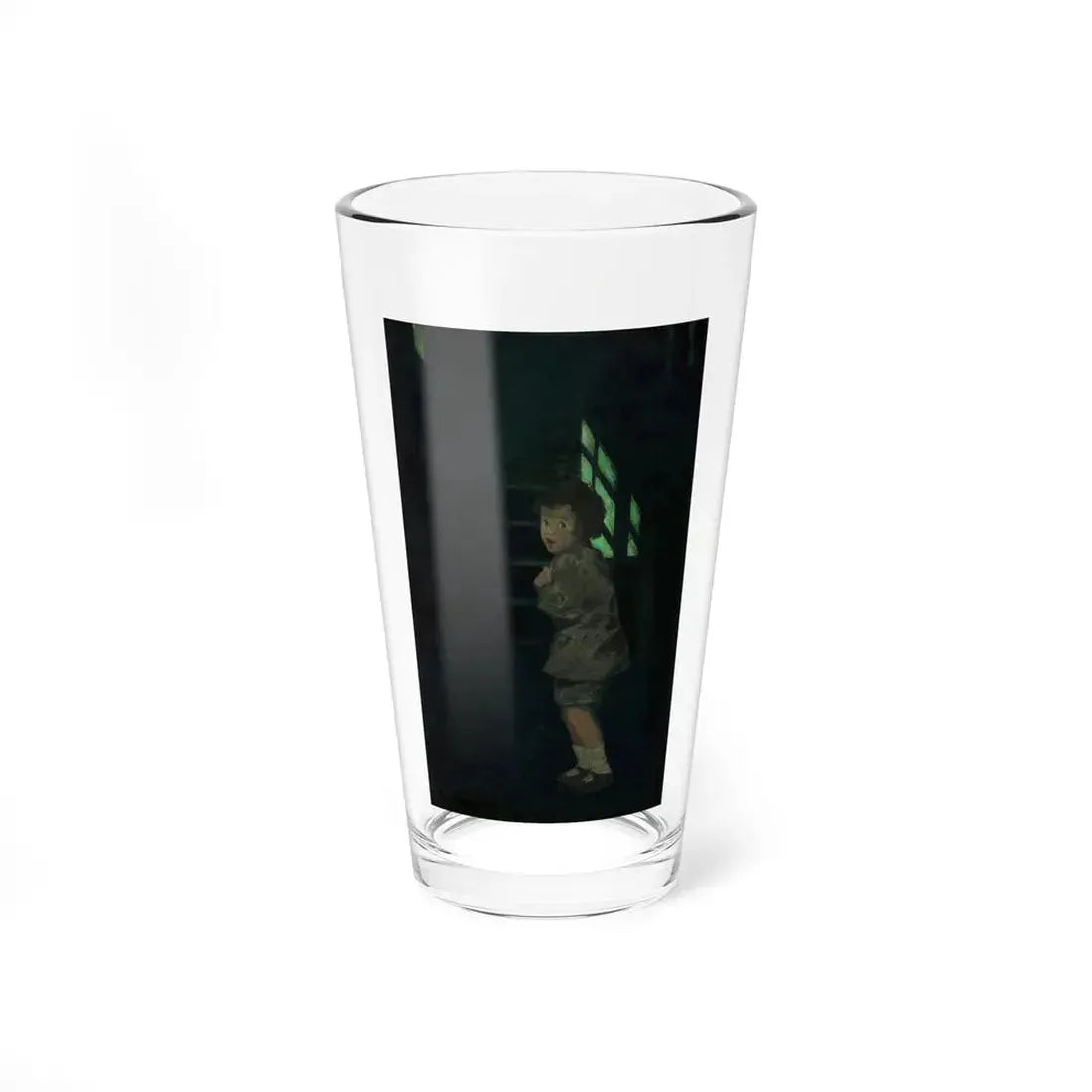 The Dark (Magazine Illustration) Pint Glass 16oz 16oz - Go Mug Yourself